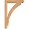 Ekena Millwork Thorton Arts and Crafts Smooth Bracket w/ Offset Brace, Western Red Cedar, 5 1/2"W x 26"D x 38"H BKT0604X26X38THR03SWR - alternate 3